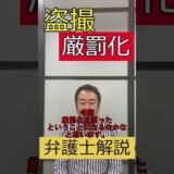 【YouTube更新】新設された「性的姿態等撮影罪」について弁護士が解説します（プロスペクト法律事務所）