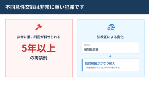 不同意性交罪で何が変わったのか｜在宅起訴が目立ってきている現状について